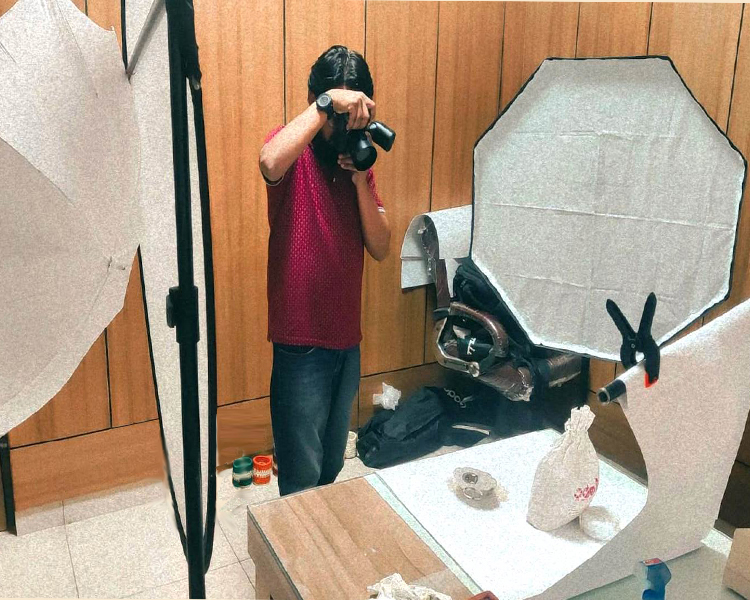 Setup for product Photography in Lucknow